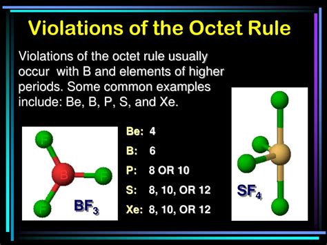 Violations of the Octet Rule – Introductory Chemistry – 1st .